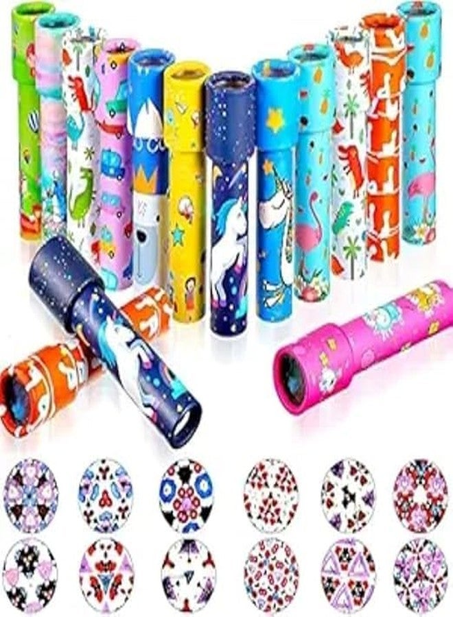 سنابترون هدايا تذكارية من سنابترون - 18 قطعة من الكاليديوسكوب للأطفال - أفضل هدايا تذكارية لحفلات أعياد الميلاد للأطفال / أفكار لحفلات أعياد الميلاد بكميات كبيرة / هدايا فريدة من نوعها من الكاليديوسكوب للبنات والأولاد والمراهقين، متعددة الألوان (18 قطعة) - Image 1